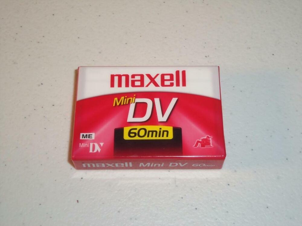 Maxell Mini DV Video Cassette 60 Minute New -121540
